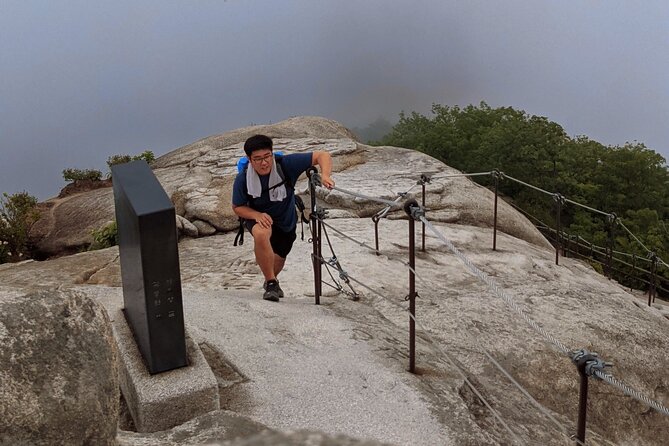 Bukhansan National Park: The Summit Course - Baek-un-dae Peak: The steep angle with ropes (and how to handle fear)