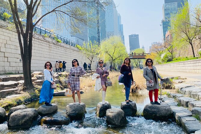 Customizable Seoul Private Tour Palaces Food and Markets - Jogyesa and Cheonggyecheon: a break from palace-stone