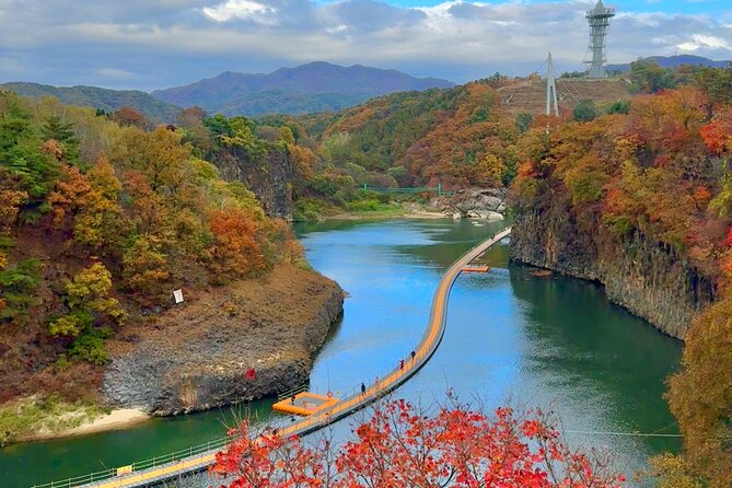 DMZ Tour, 2nd Tunnel & UNESCO Suspension Bridge Tour from Seoul - Woljeongri Station and the Iron Triangle Battlefield: The Train Relic Stop