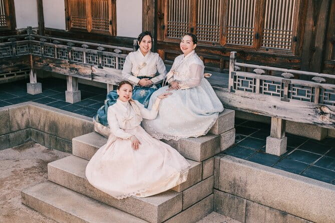 Hanbok Photoshoot and History Tour at Gyeongbokgung Palace - Price and value: $60.41 plus an optional hanbok add-on