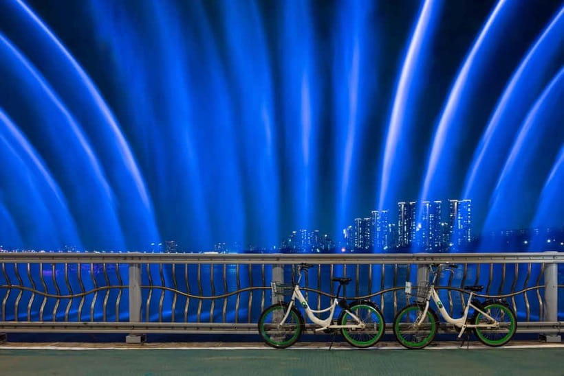 Seoul: Han River Sunset Bike Tour with Rainbow Fountain Show - Group size and why it matters for photos and pacing