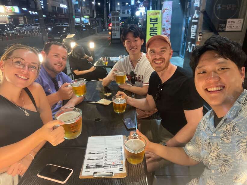 Seoul: Watching Sports Match & Local Food Experience - Dinner-and-beer value: what $76 buys you in Seoul